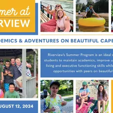 Summer at Riverview offers programs for three different age groups: Middle School, ages 11-15; High School, ages 14-19; and the Transition Program, GROW (Getting Ready for the Outside World) which serves ages 17-21.⁠
⁠
Whether opting for summer only or an introduction to the school year, the Middle and High School Summer Program is designed to maintain academics, build independent living skills, executive function skills, and provide social opportunities with peers. ⁠
⁠
During the summer, the Transition Program (GROW) is designed to teach vocational, independent living, and social skills while reinforcing academics. GROW students must be enrolled for the following school year in order to participate in the Summer Program.⁠
⁠
For more information and to see if your child fits the Riverview student profile visit aqtjsc.com/admissions or contact the admissions office at admissions@aqtjsc.com or by calling 508-888-0489 x206